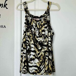 Philosophy Animal Print XXL Tank Blouse